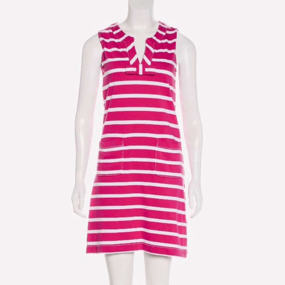 Pink & white stripe Kate Spade New York mini Dress